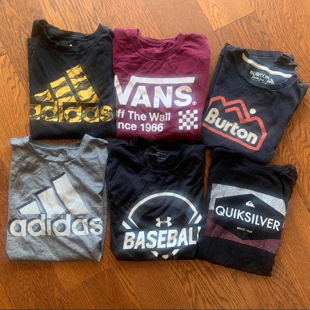 Boys 10/12 (medium) t-shirt lot (6 shirts)